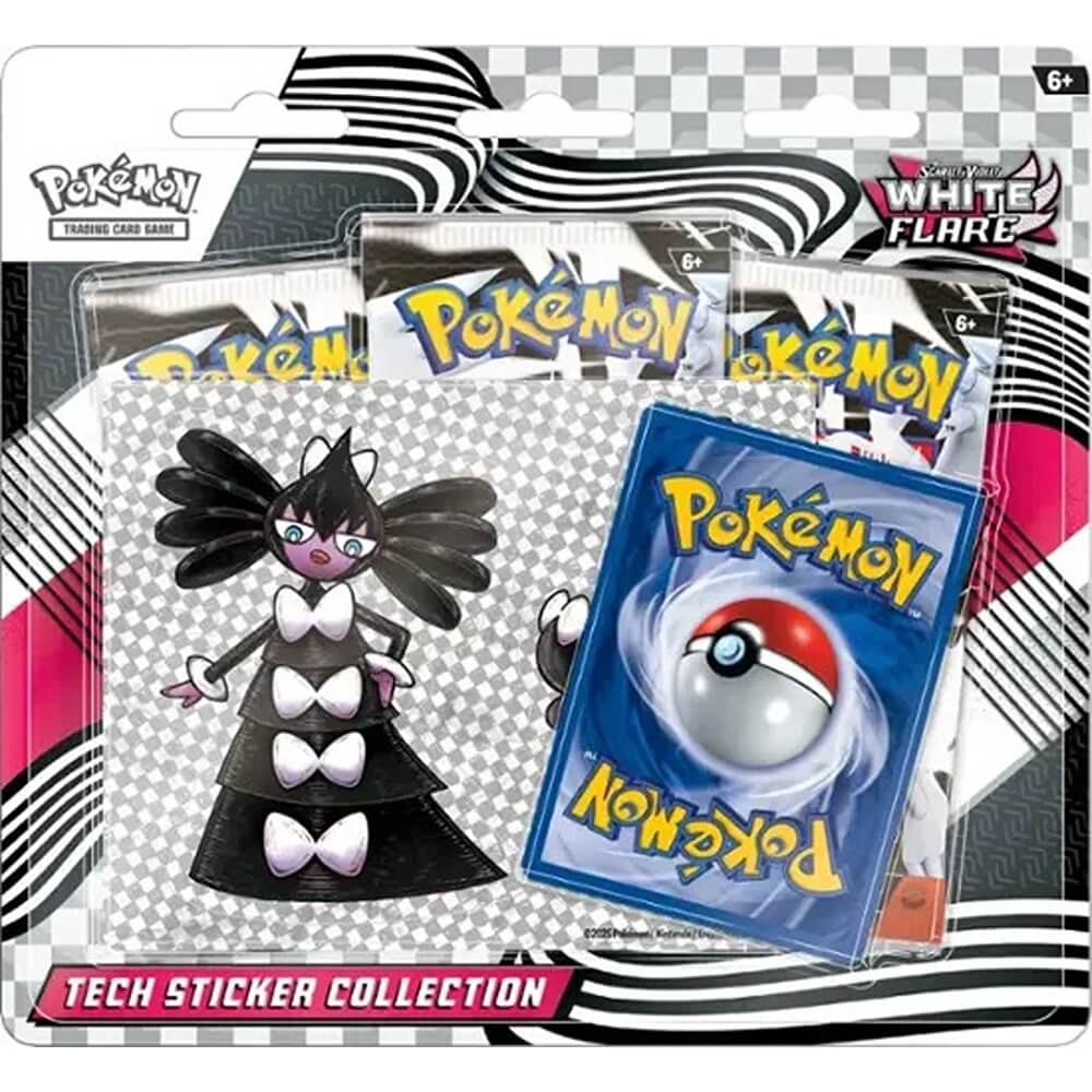 🔥2026 Christmas Gift🎄: Scarlet & Violet - White Flare Tech Sticker Collection