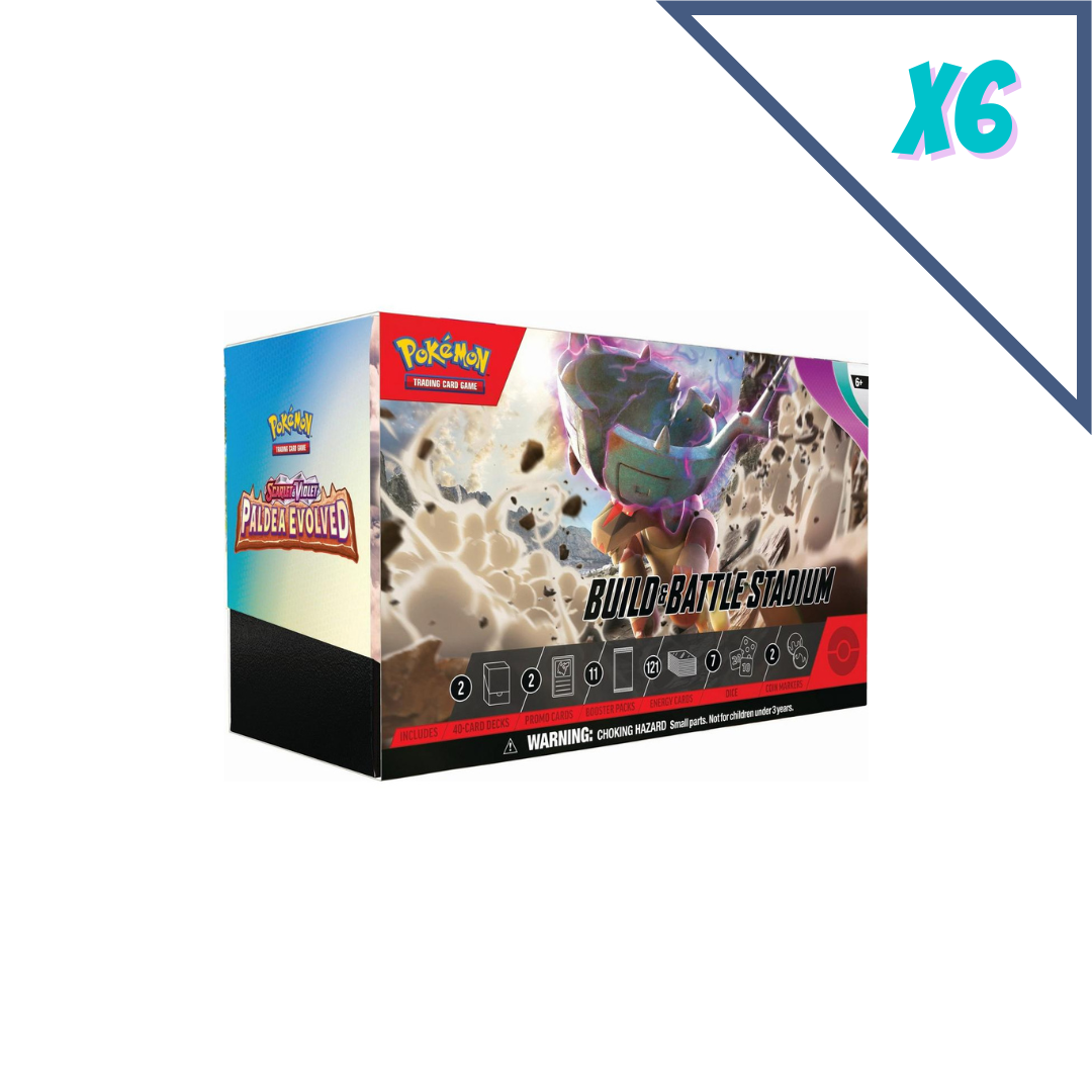 🔥2026 Christmas Gift🎄: Scarlet & Violet—Paldea Evolved: Build & Battle Stadium Case (6)