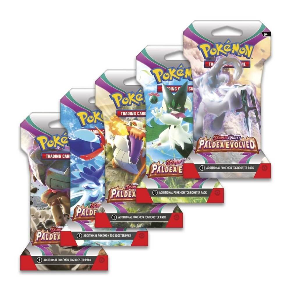 🔥2026 Christmas Gift🎄: Scarlet & Violet—Paldea Evolved: Sleeved Booster Pack