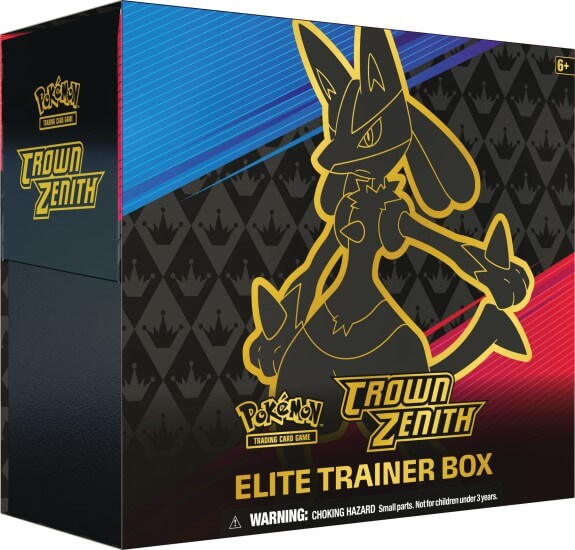 🔥2026 Christmas Gift🎄: Sword & Shield - Crown Zenith - Elite Trainer Box (ETB)