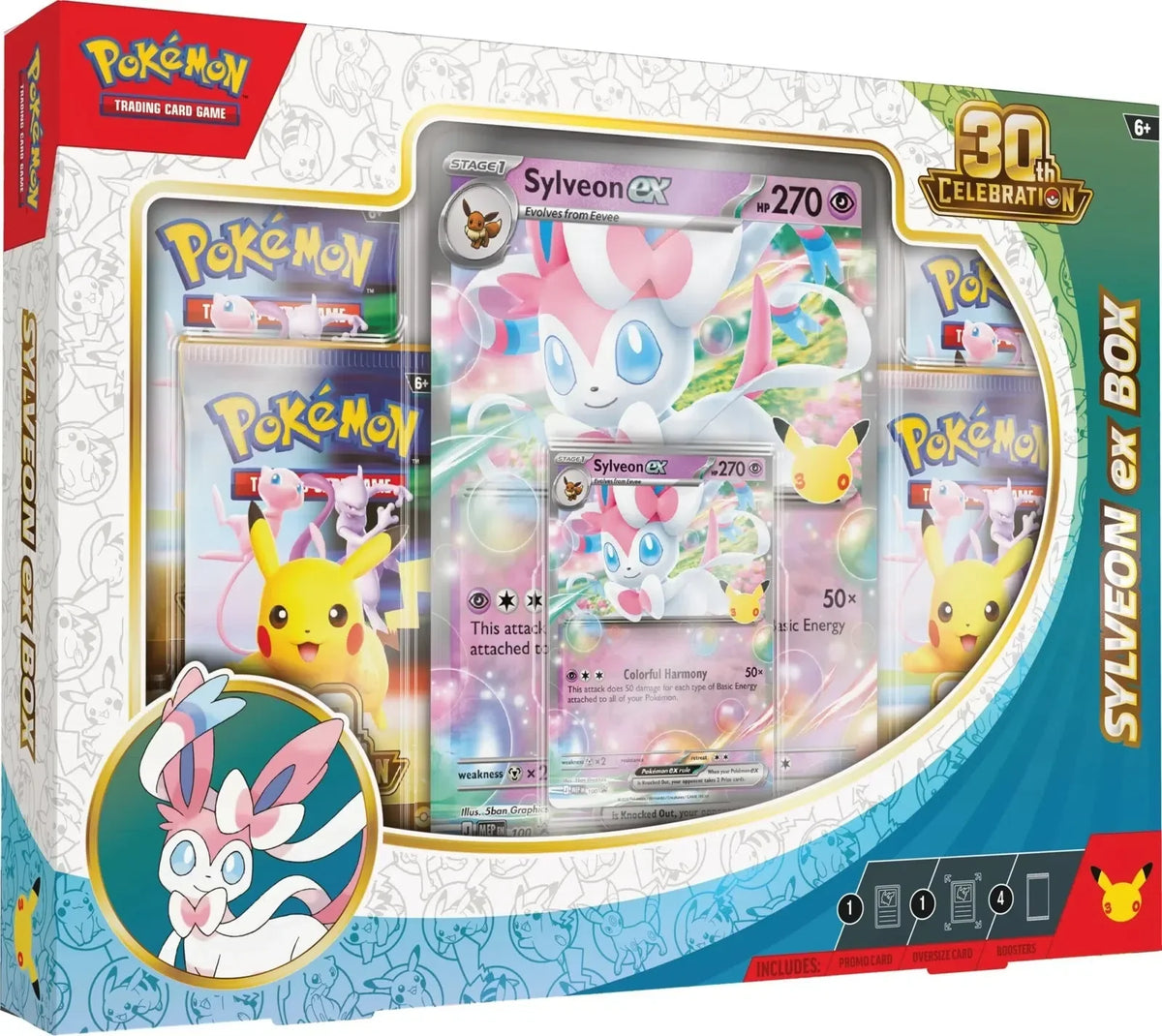 🔥2026 Christmas Gift🎄: 30th Celebration Sylveon ex Box